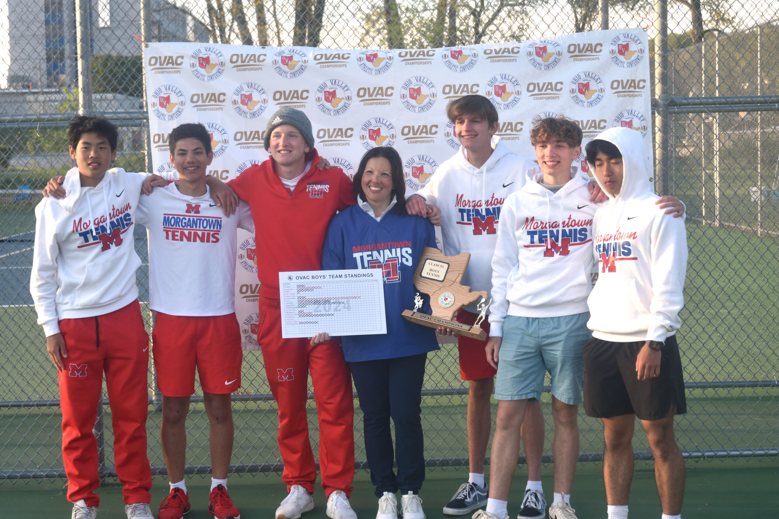 Morgantown boys win OVAC 5A tennis title